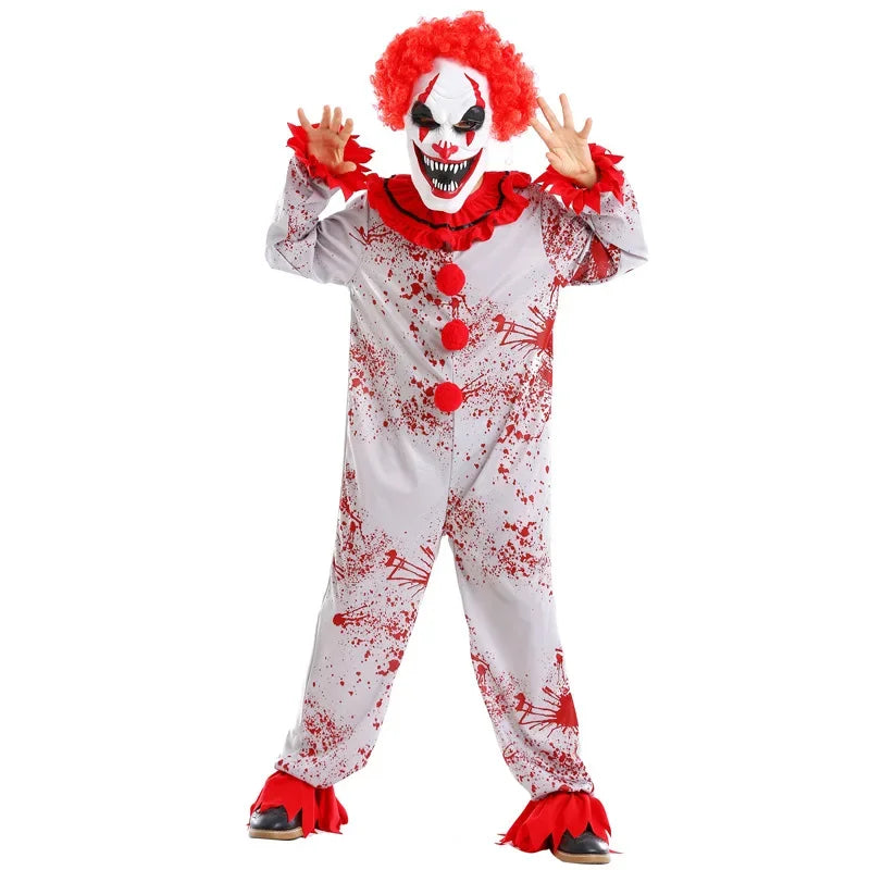 Childrens scary clown costume