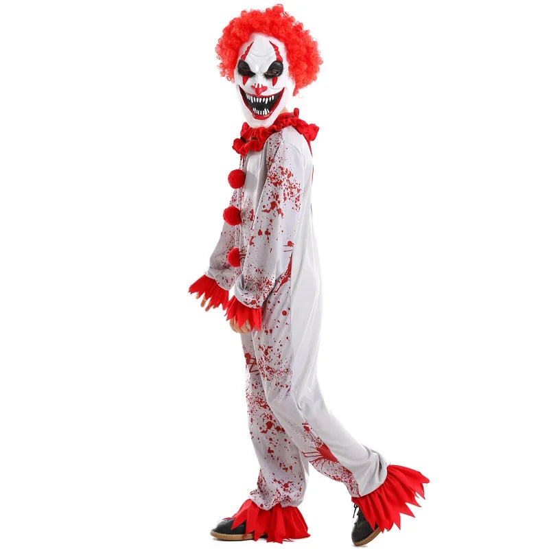 Childrens scary clown costume