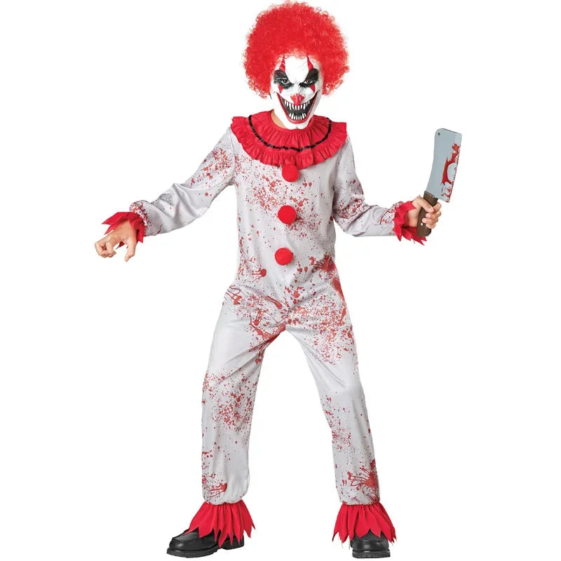 Childrens scary clown costume