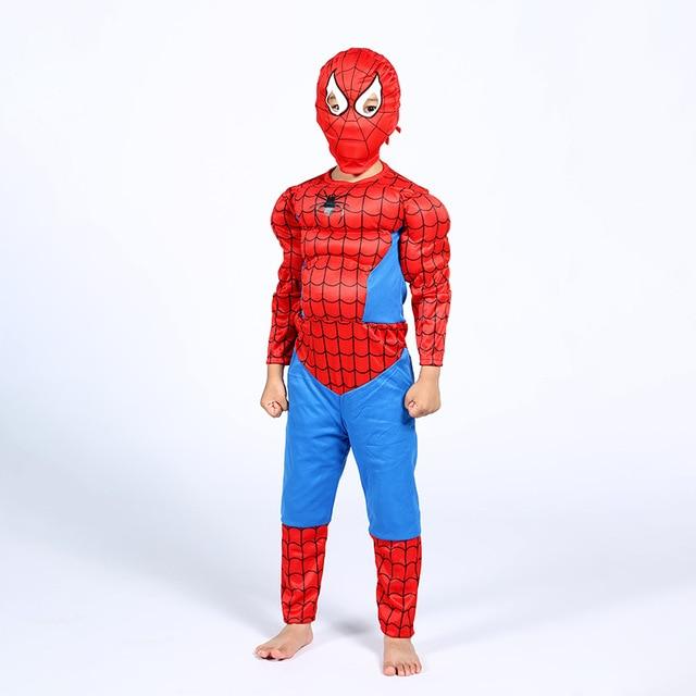 Spiderman costume with muscle