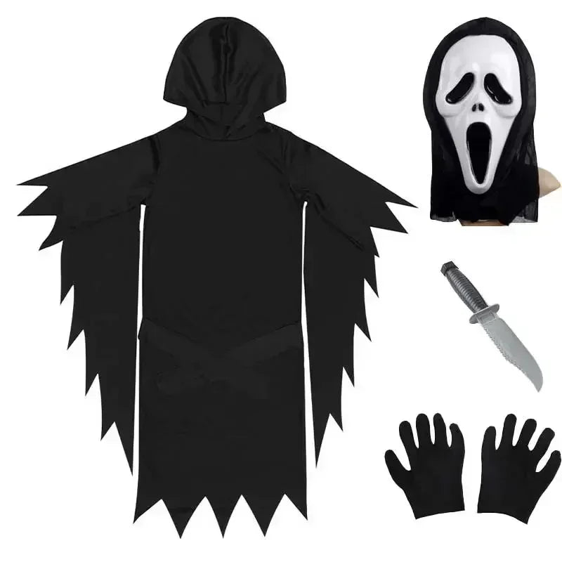 Ghostface Costume Kid