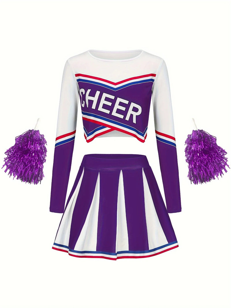 Girls cheerleader costume