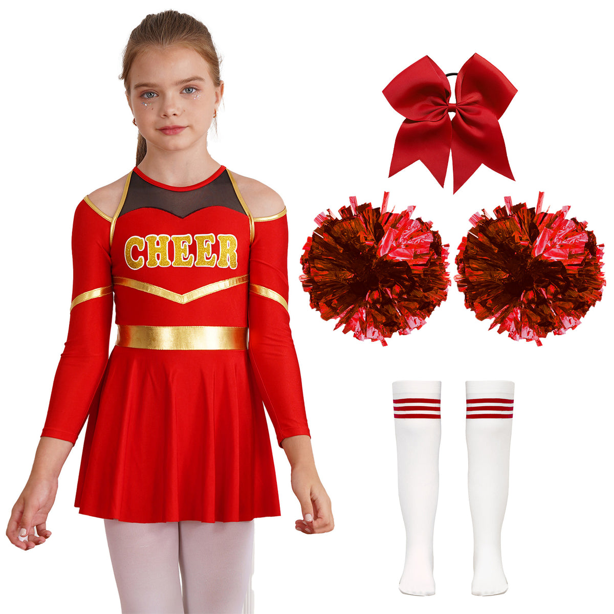 Halloween cheerleader costume