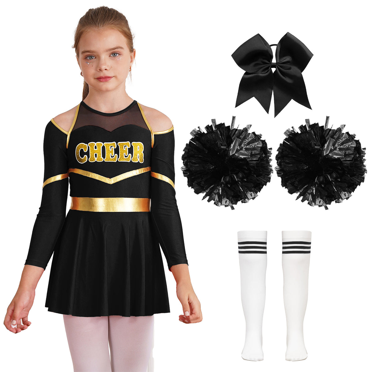 Halloween cheerleader costume