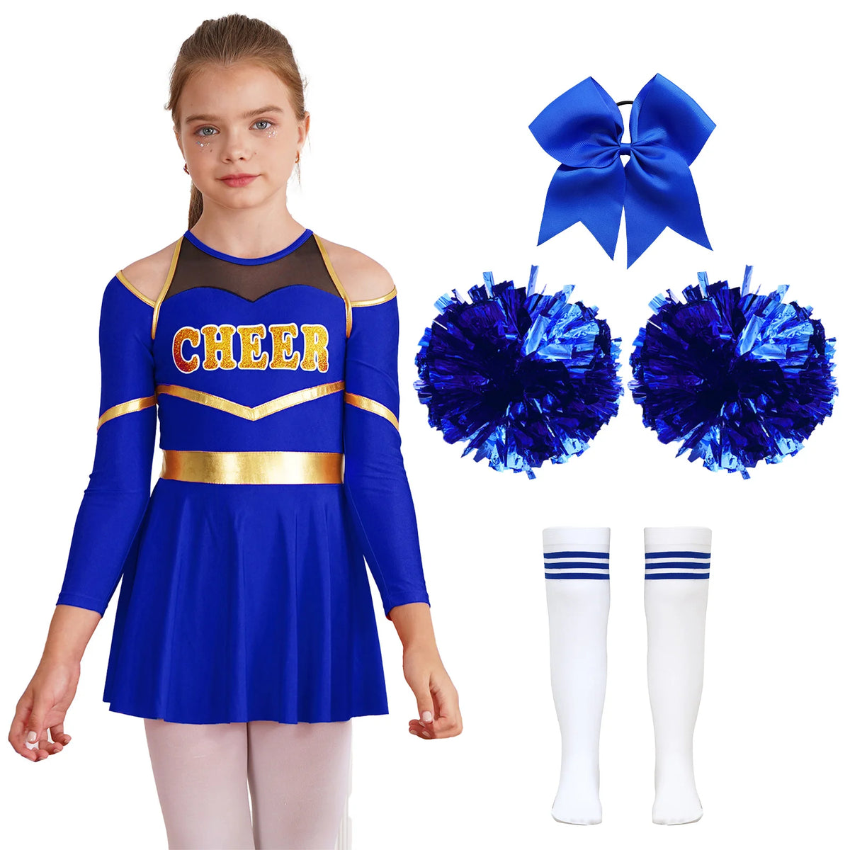 Halloween cheerleader costume
