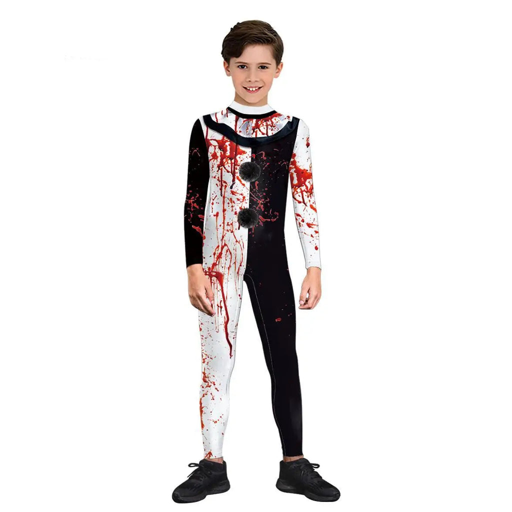 Kids scary clown costume