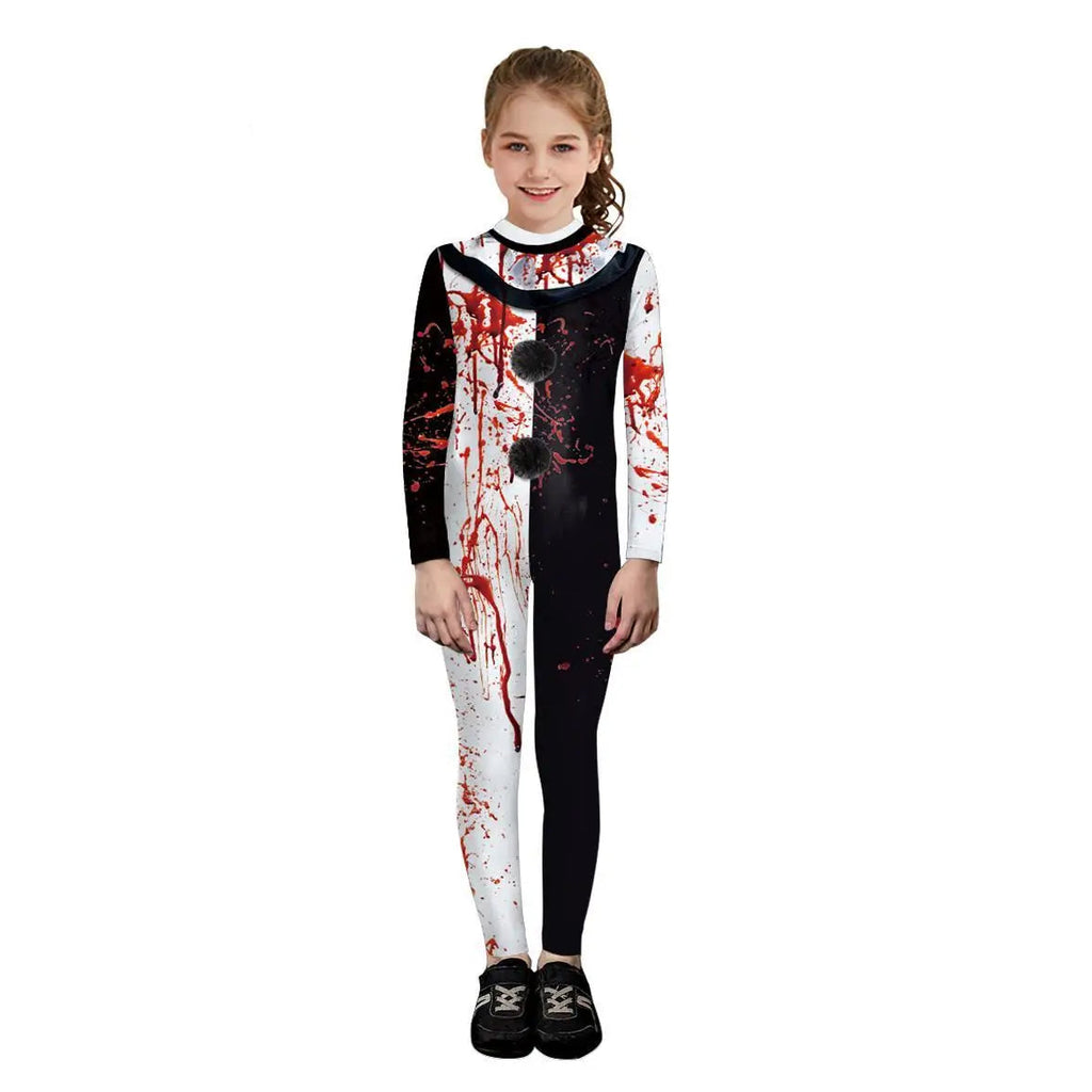 Kids scary clown costume