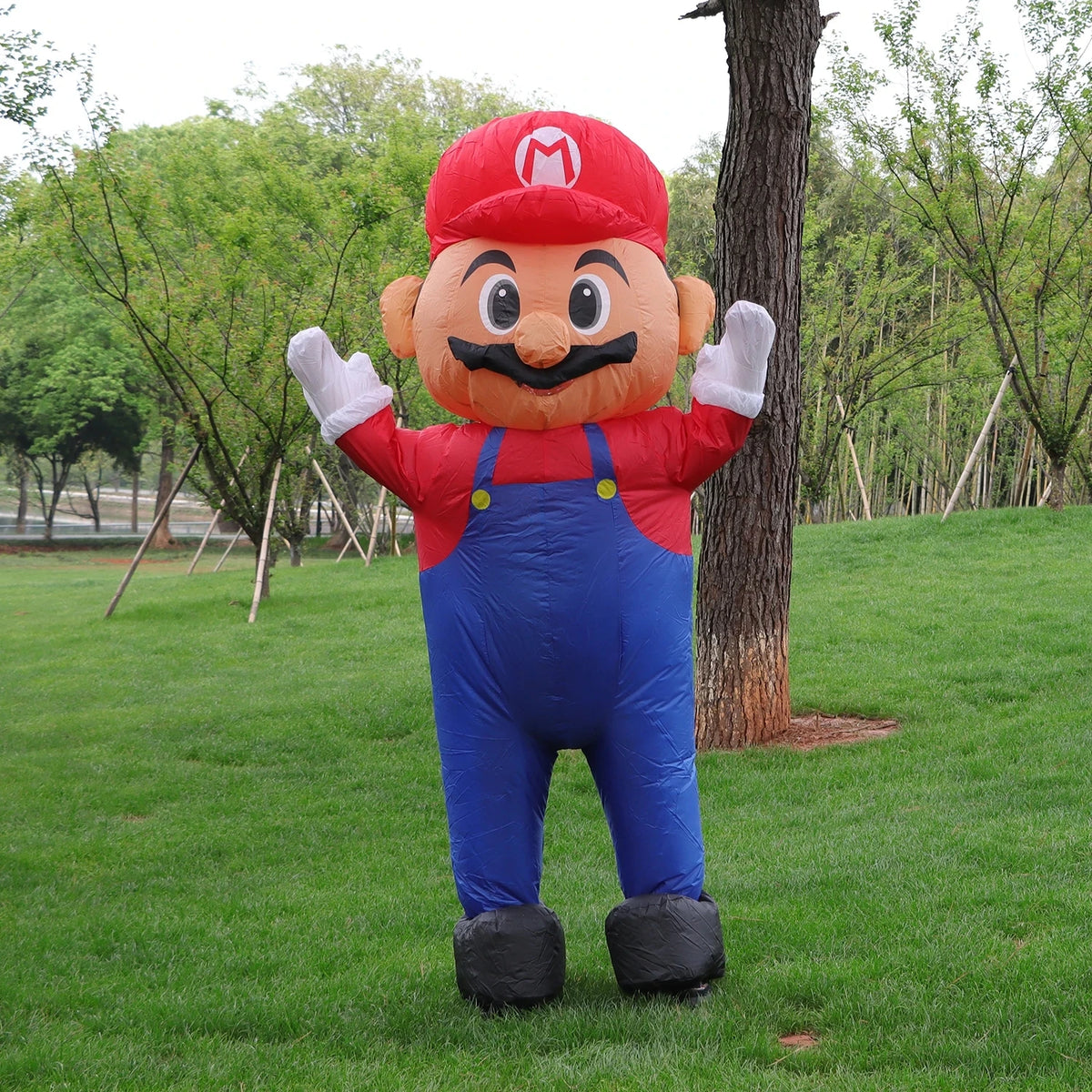 Mario inflatable costume