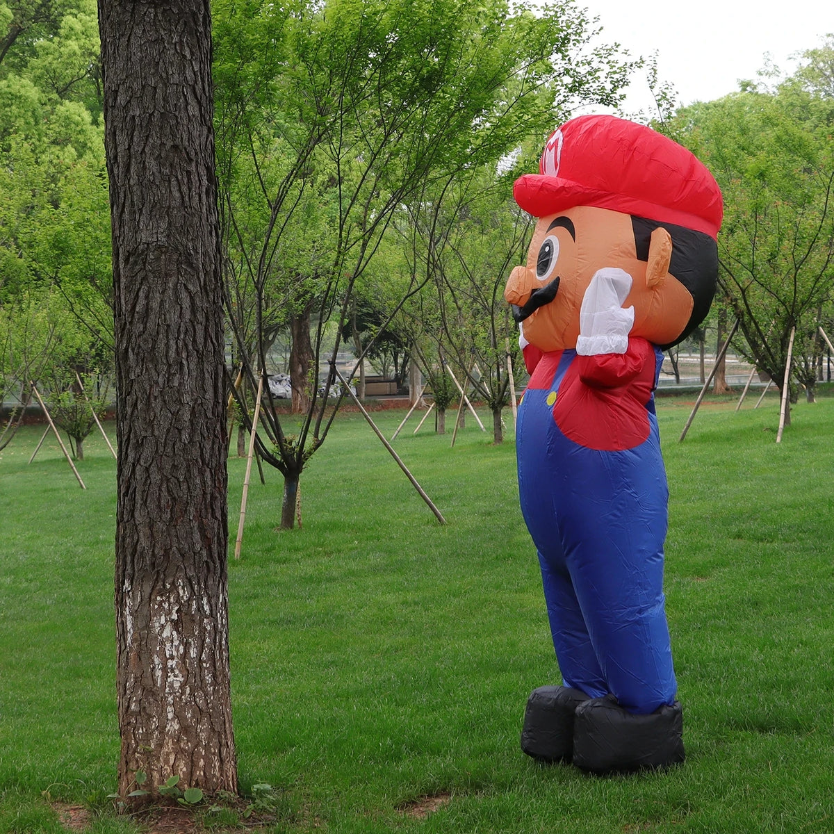 Mario inflatable costume