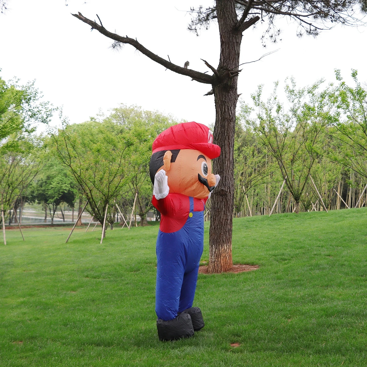 Mario inflatable costume