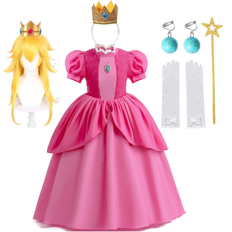 Princess Peach Childrends Costume