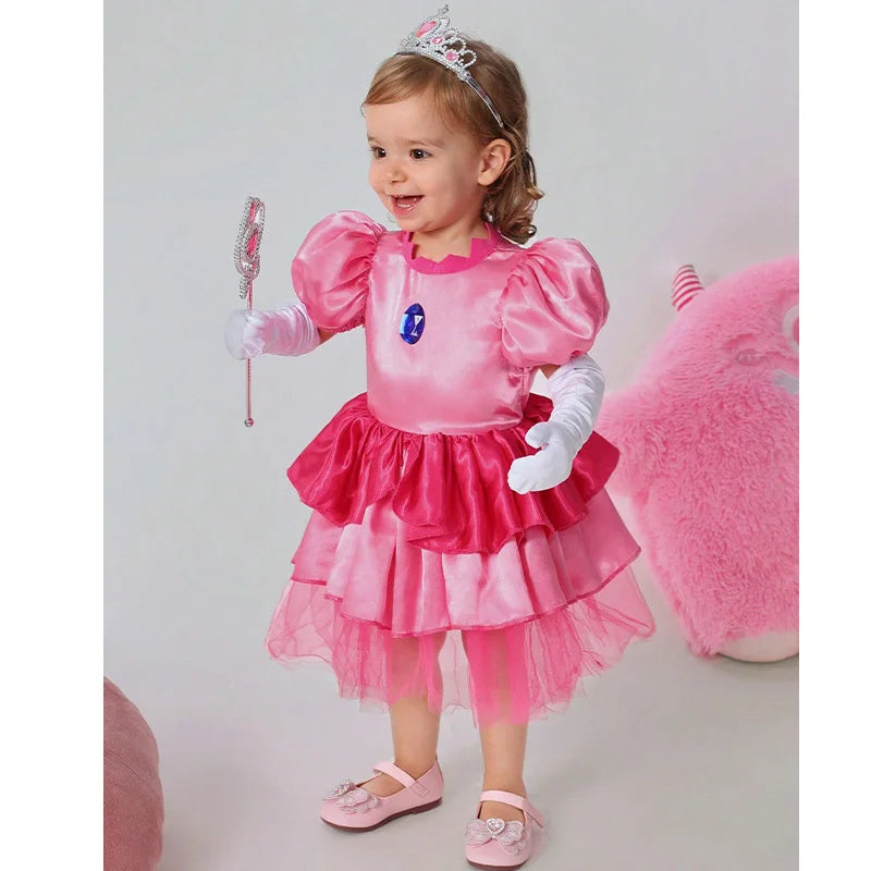 Princess peach costume toddler