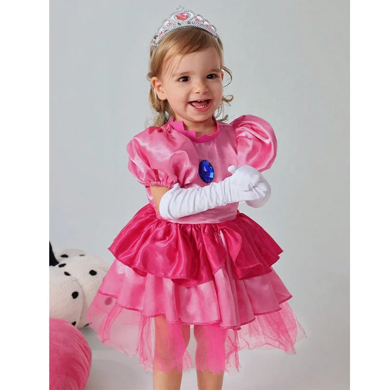 Princess peach costume toddler