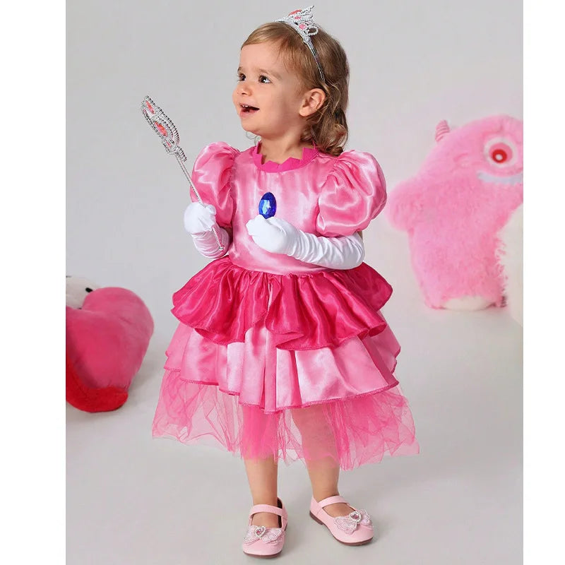 Princess peach costume toddler
