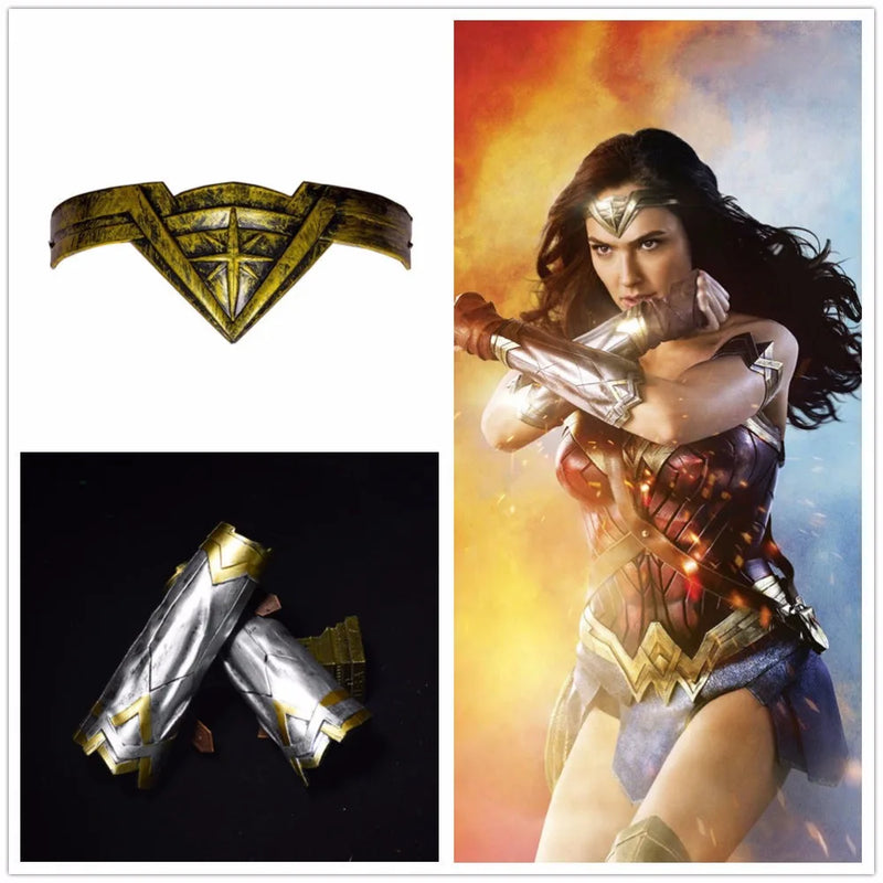 Wonder Woman Tiara and Gauntlets