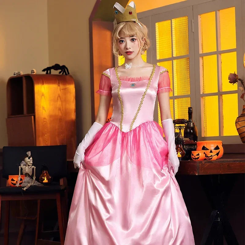 Adult princess peach costume