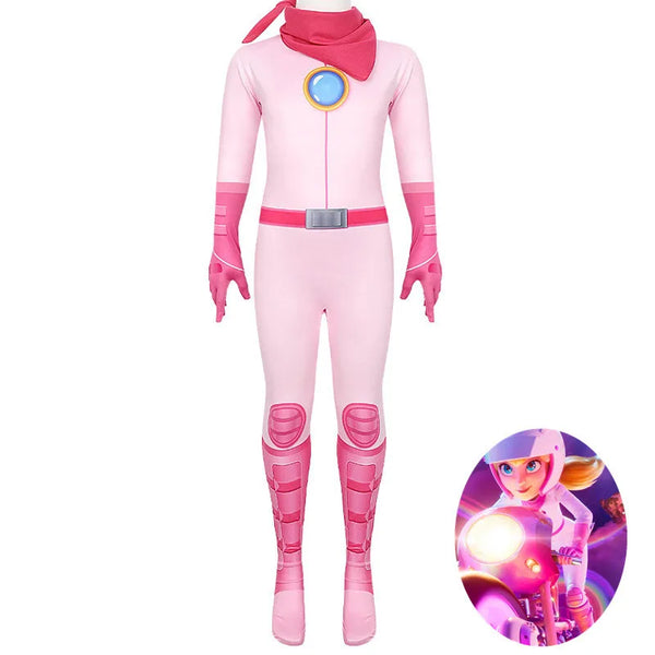 Princess Peach Anime Movie Costume