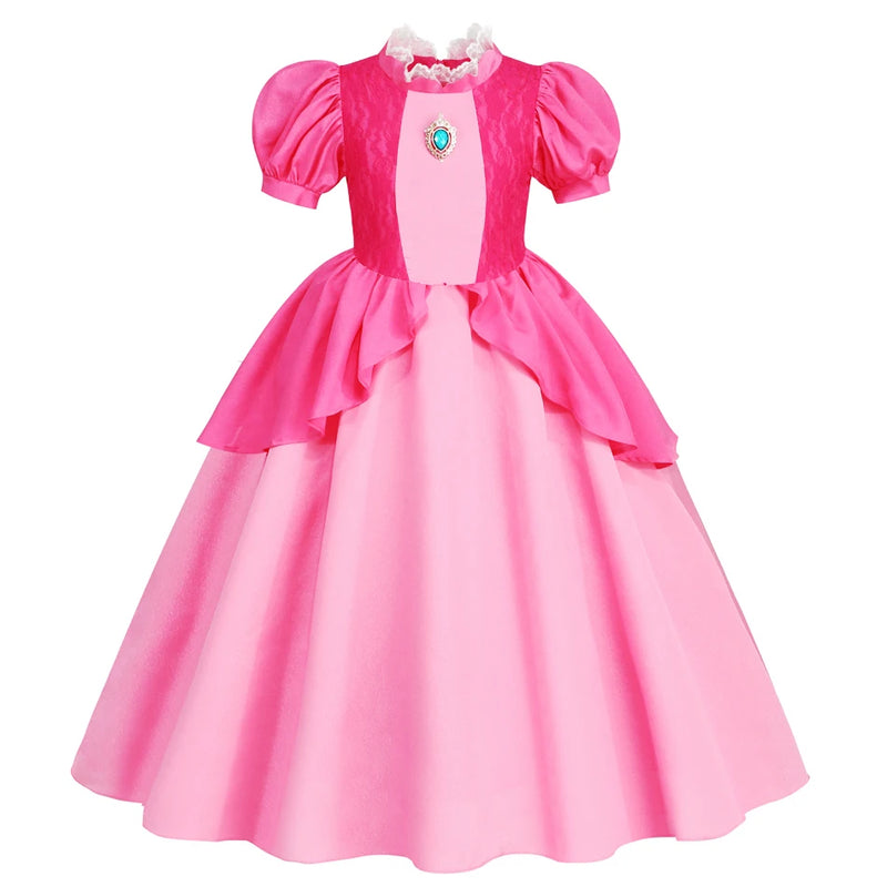 Princess peach costume kids