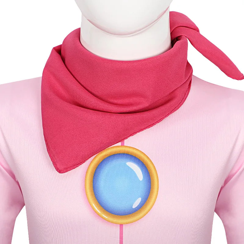 Princess Peach Anime Movie Costume