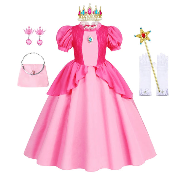 Princess peach costume kids