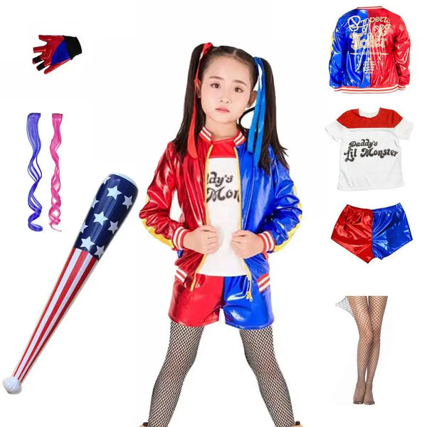 Harley Quinn Costume Kids