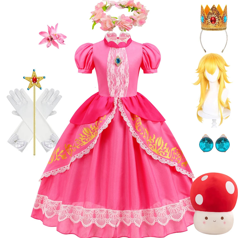 Super Mario Princess Peach Costume