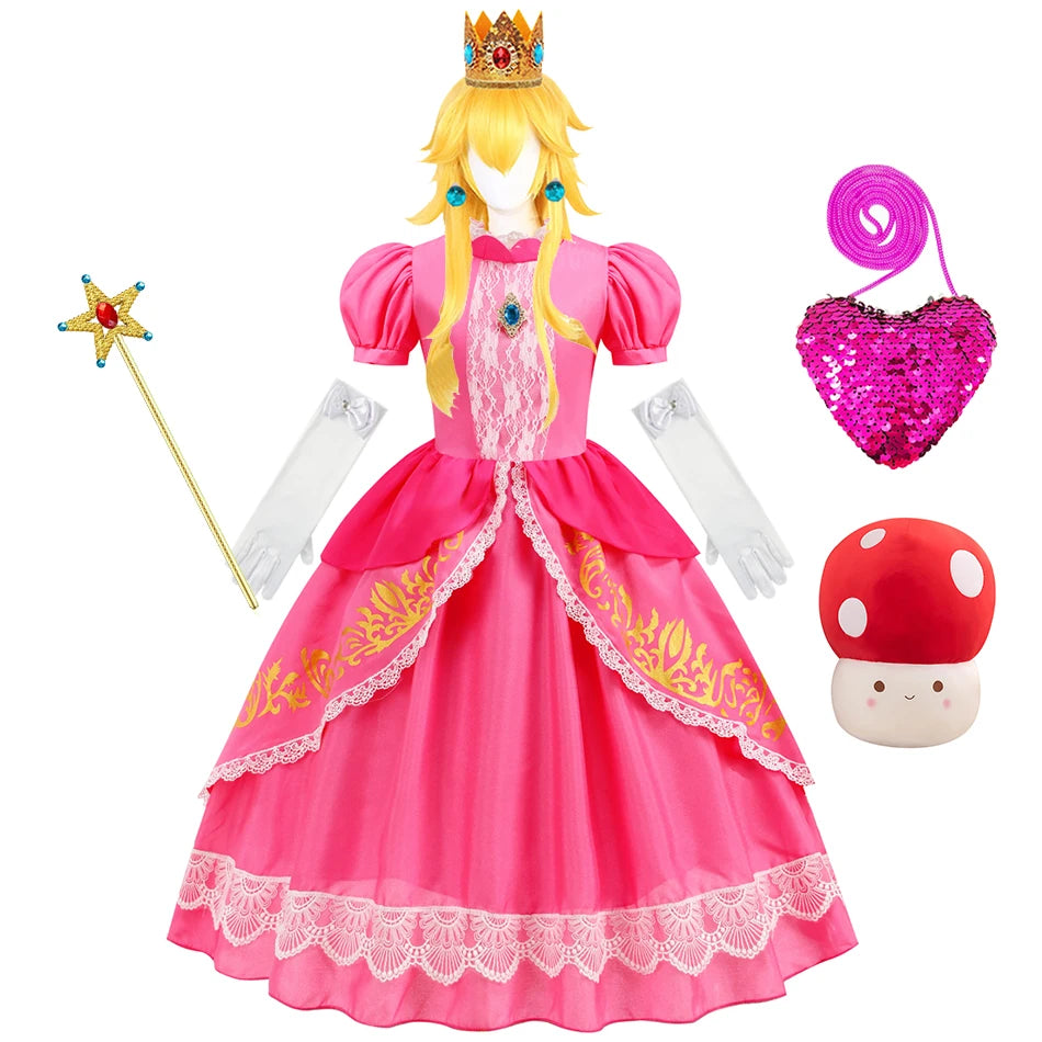 Super Mario Princess Peach Costume