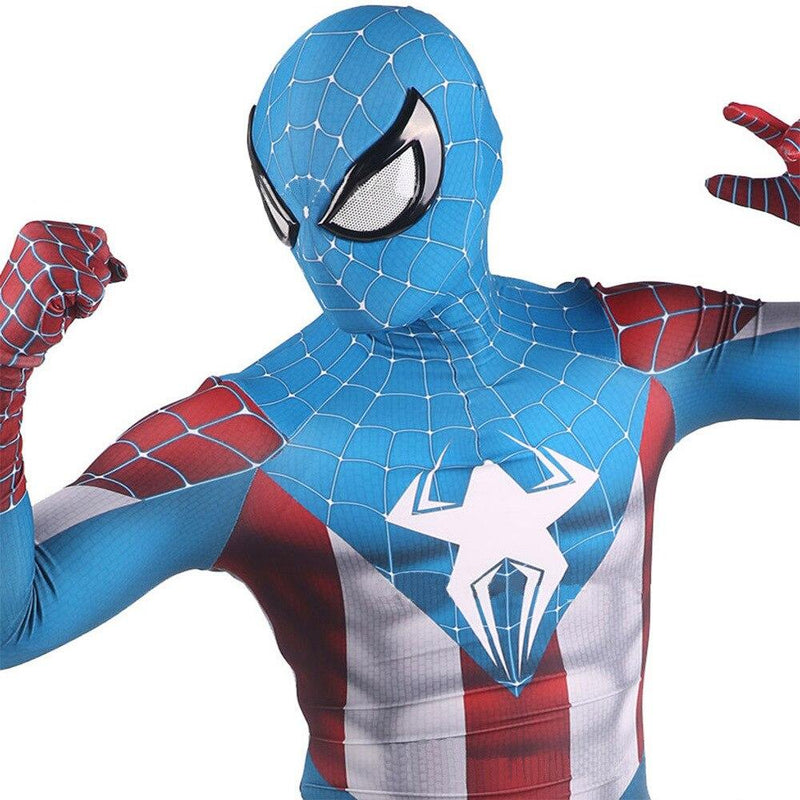 Spiderman Captain America Costume