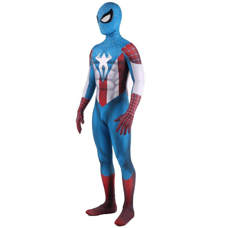 Spiderman Captain America Costume