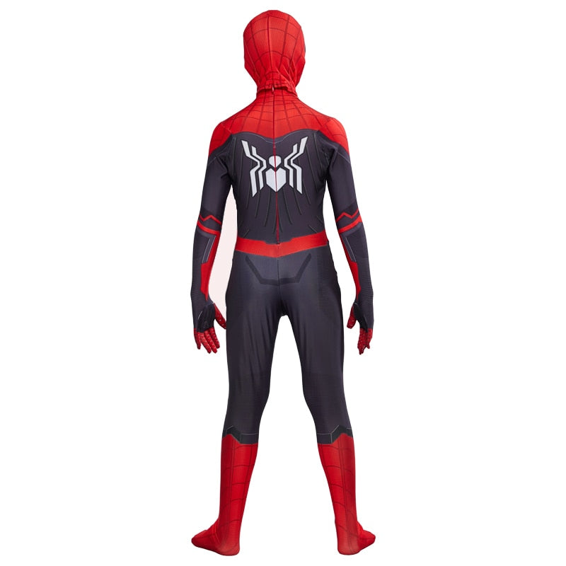 Black and Red Spiderman Costume