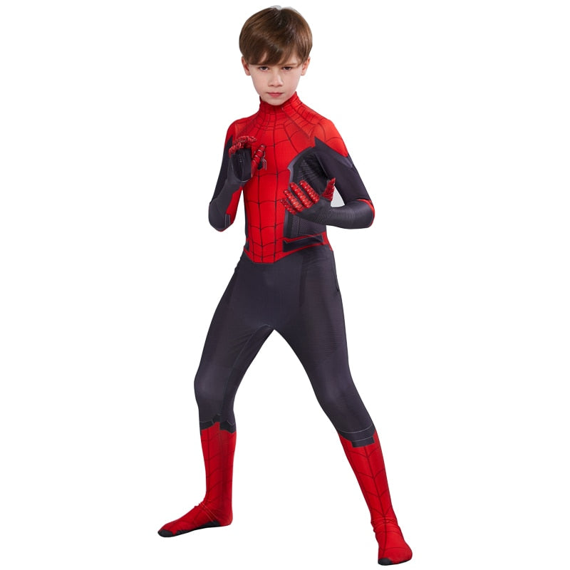 Black and Red Spiderman Costume